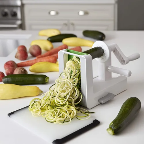 Miniatura 9 de OXO Good Grips - Espiralizador de mesa de 3 cuchillas con succión StrongHold