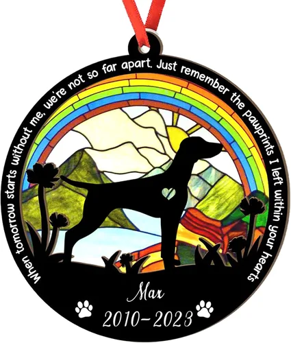 Miniatura 8 de Adorno personalizado para atrapasoles de sabueso afgano, adorno de Navidad de sabueso afgano, regalo para perro amante, sabueso afgano conmemorativo