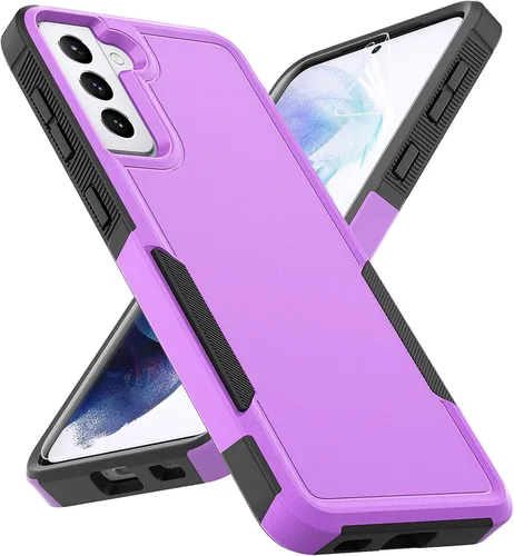 Miniatura 12 de Funda para Samsung Galaxy S21 Plus: funda protectora de doble capa resistente para teléfono celular a prueba de golpes con protector de pantalla