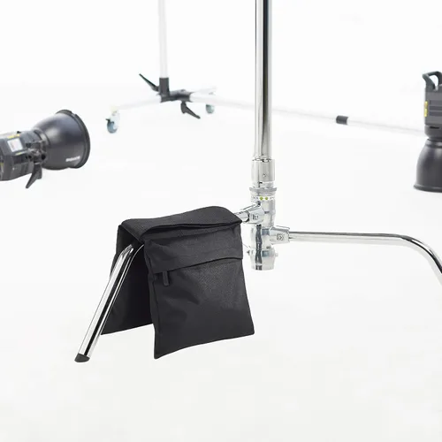 Miniatura 6 de Amazon Basics Bolsa de arena vacía fotográfica para soportes de luz, paquete de 4, color negro