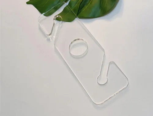 Miniatura 2 de Plantilla de acrílico transparente para vino, plantilla acrílica cortada con láser, plantilla de enrutador para carpinteros y fabricantes (modelo 1)