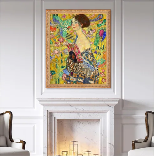 Miniatura 370 de A&T ARTWORK Campo de trigo con cipreses de Van Gogh Las reproducciones de arte clásico mundial, impresiones en lienzo giclée para decoración