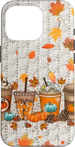 Miniatura 20 de iPhone 16 Acción de Gracias Otoño Hojas Otoño Calabaza Especias Funda