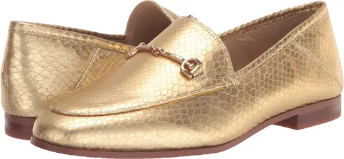 Miniatura 7 de Sam Edelman Mocasines Loraine para mujer, Oro Boa Metálico