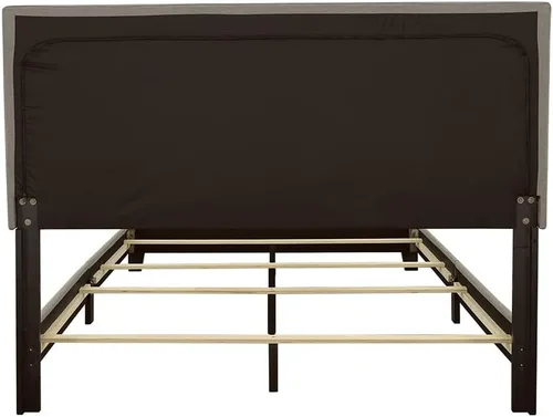 Miniatura 8 de Coaster Home Furnishings Boyd 350071Q - Marco de cama tapizado de tela de transición, tamaño Queen, cabecero de 50 pulgadas, color gris