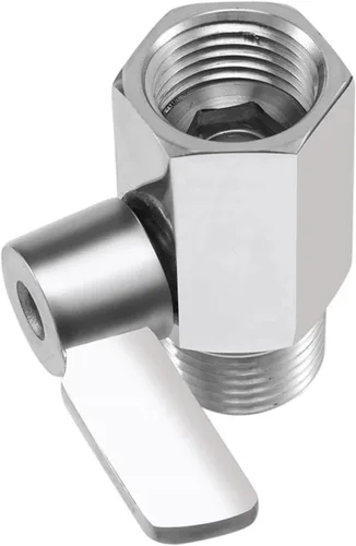 Miniatura 4 de Válvula de bola de acero inoxidable 316 mini válvula de cierre 1 "NPT macho hembra rosca conector de montaje de tubería para agua gas aceite