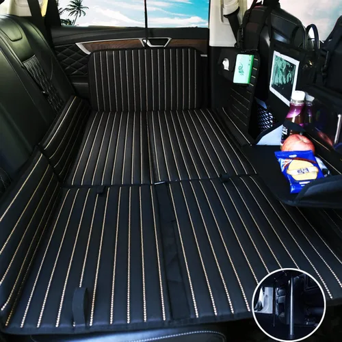 Heart Horse Colchón de coche no inflable: colchón plegable para asiento trasero de camioneta SUV para viajes, campamento y funda de asiento de coche