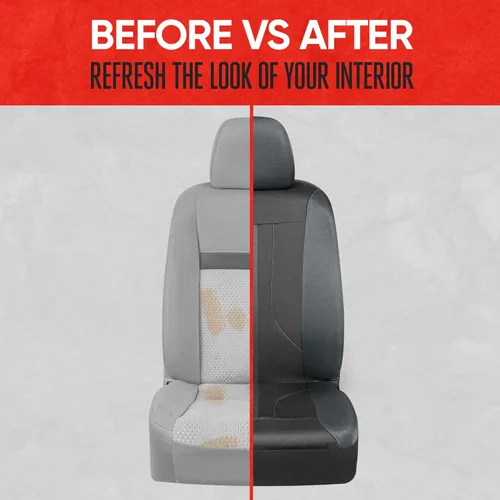 Miniatura 8 de Motor Trend Juego completo de fundas de asiento de automóvil negras y grises, fundas de asiento delantero y funda de asiento trasero, compatible