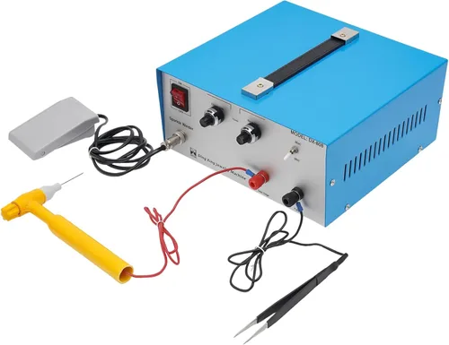 Miniatura 11 de Máquina de soldadura por puntos de joyería Máquina de soldadura de platino de oro y plata 110A 110V Soldador por puntos de joyería Máquina