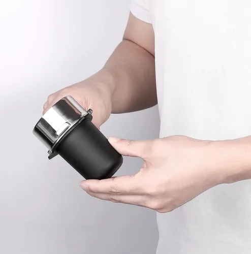 Miniatura 8 de Normcore Taza dosificadora portafiltro de 53.3mm - Acero inoxidable 304 - Negro mate - Revestimiento antiadherente Compatible con Breville Barista