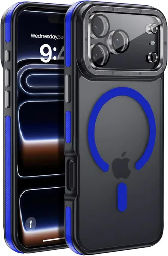 Miniatura 60 de Funda para iPhone 17 Pro Max con protector de lente de cámara [protección de grado militar de 10 pies] compatible con MagSafe a prueba de golpes