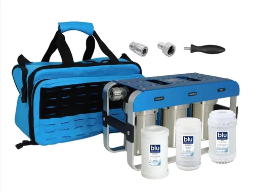 Miniatura 10 de Unidad de filtración de agua GoBluTech R2 + suavizador de agua (paquete), propiedad de veteranos estadounidenses