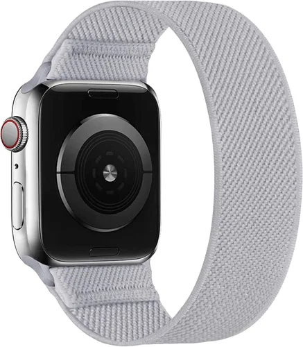 Miniatura 14 de Correa elástica de nailon para Apple Watch, de 1.49, 1.57, 1.61, 1.65, 1.73, 1.77 y 1.772 pulgadas, deportiva, trenzada, Ultra iWatch Serie 8 7 SE 6