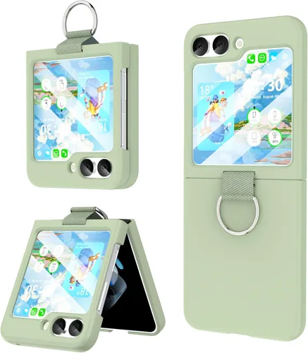 Miniatura 9 de Para Samsung Galaxy Z Flip 4 Funda Con Anillo Cubierta Protectora A Prueba De Golpes Flip Z 4 Funda Del Teléfono Para Galaxy Z Flip 4 5G 2022 - Negro