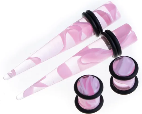 Miniatura 9 de Memsion - Kit de estiramiento para la oreja, 50 piezas, kit de perforación, aretes de calibre 00, 14