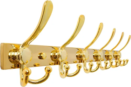 Miniatura 10 de Dseap - Perchero para montaje en pared, base resistente calibre 12 vs Flimsy de 0.039 pulgadas, ganchos sólidos antidesgarros, montaje en perno