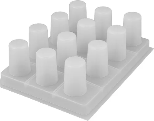 Moldes para paletas/Jello de 12 cavidades, juego de moldes para paletas de hielo, moldes para hacer paletas de hielo (12 cavidades)