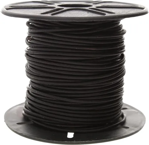 Miniatura 99 de The Beadsmith Cordón de cuero – Negro – Bobina de 0.039 in – 5 yardas/14.8 ft – Tanga de cuero indio ideal para trenzar, cuentas, collares, cordones
