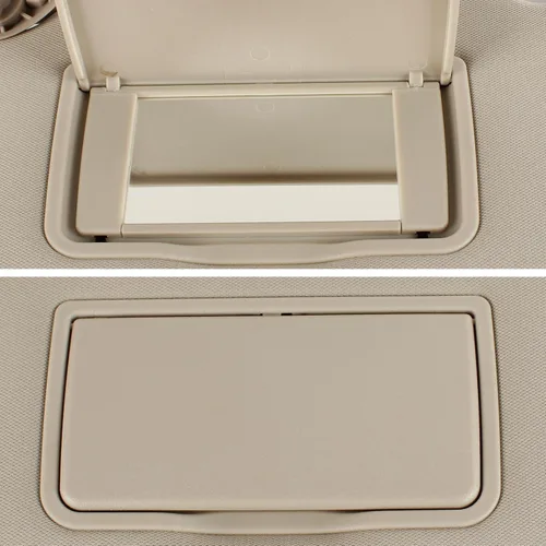 Miniatura 5 de PEVEST Visera Solar con Espejo, Sin Luces - Lado Izquierdo del Conductor Interior Gris Platino para Honda HR-V EX-L/EX/LX/Sport 2016-2022