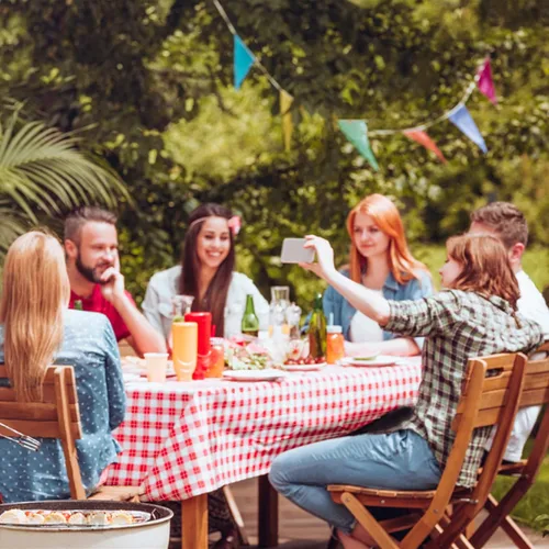 Miniatura 2 de Gatherfun Mantel rectangular impermeable de 3 piezas de 54 x 108 pulgadas, de plástico, desechable, con estampado dorado, para Pascua, picnic