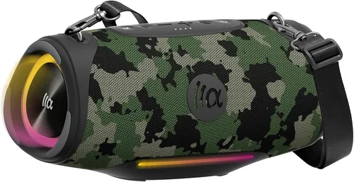 Miniatura 11 de TAZATA Altavoz Bluetooth portátil, 90 W (pico), altavoces de subgraves grandes inalámbricos Bluetooth 5.3 con carga USB Powerbank, resistente al
