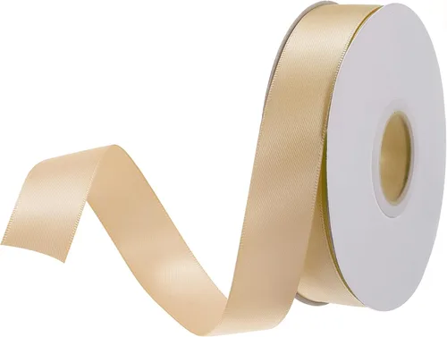 Miniatura 136 de MECCANIXITY Cinta de satén de 3/8 pulgadas de 50 yardas, de grogrén, de seda sólida, fina para ramo de boda, para regalo del día de San Valentín