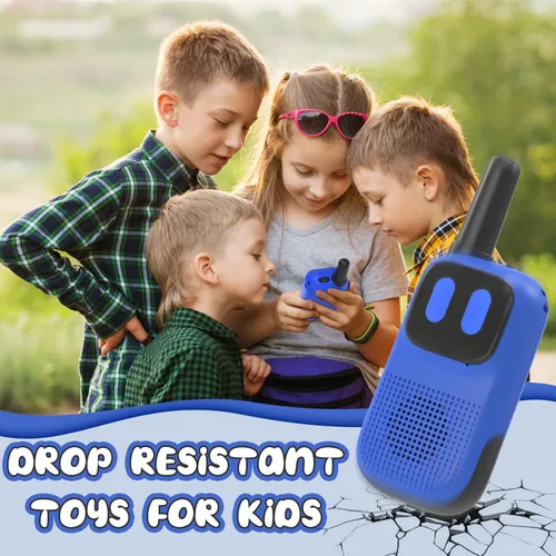 Miniatura 5 de Holiky Juguetes para Niños y Niñas de 5-7 Años, Walkie Talkies para Niños Alcance de 1000 Pies 2 Canales Radio de 2 Vías Juguete Regalos de Navidad