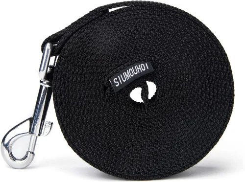 Miniatura 7 de Correa de entrenamiento de nailon resistente y duradera, cuerda de tracción de 1 pulgada de ancho, 6 pies de largo, para perros pequeños y medianos