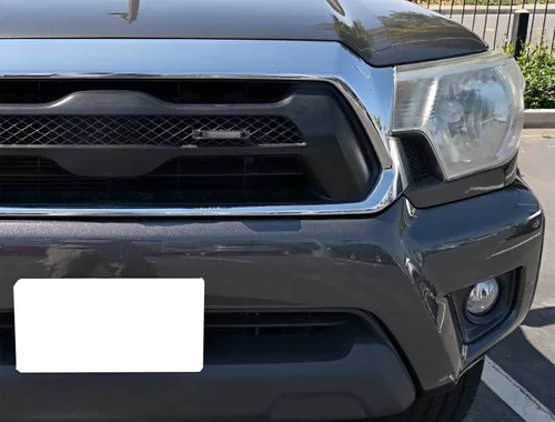 Miniatura 7 de iJDMTOY Kit de luces LED ámbar de lente ahumada compatible con Toyota Tacoma 2012 en adelante, juego central de 2 lámparas de marcador con cableado