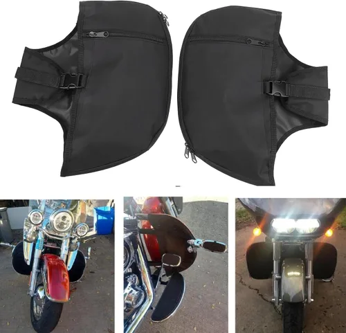 Miniatura 6 de Soft Lowers Chaps - Funda protectora de motor de motocicleta, cubierta protectora de motor de conducción, cubierta protectora de motor impermeable
