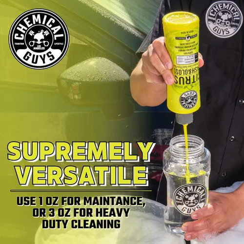 Miniatura 7 de Chemical Guys Jabón de Espuma para Lavado de Auto Citrus Wash & Gloss - Fórmula de Alta Espuma para Cañones de Espuma, Pistolas de Espuma o Lavados