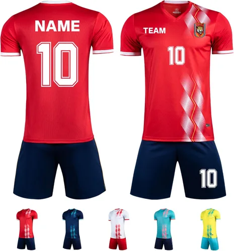 ORYG Camisetas de fútbol personalizadas para niños, uniformes de equipo de fútbol personalizados para hombres y mujeres con nombre de número y