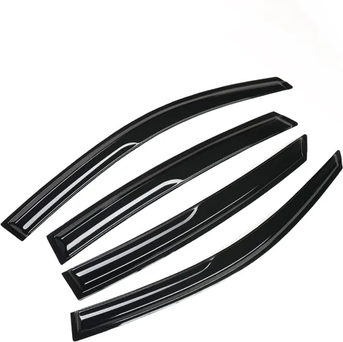 Protectores de lluvia con cinta adhesiva para ventana, viseras para deflector de viento para Honda Civic 2016-2021, 4 piezas - 94682