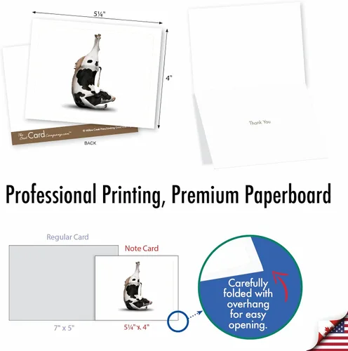 Miniatura 6 de The Best Card Company - 10 notas de agradecimiento en caja con sobres, varios artículos de papelería para decir gracias para hombres y mujeres