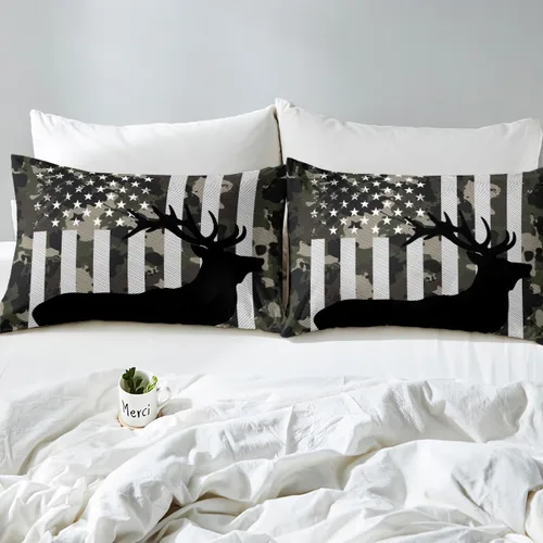 Miniatura 6 de Erosebridal Happy Camping - Sábana bajera ajustable individual para niños, diseño de animales del bosque del bosque, para bebés, niños y niñas