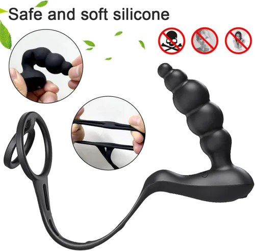 Miniatura 3 de Vibrador para principiantes con control remoto para hombres, vibrador anal de próstata vibrador de próstata juguete sexual para parejas Ap50hykbk
