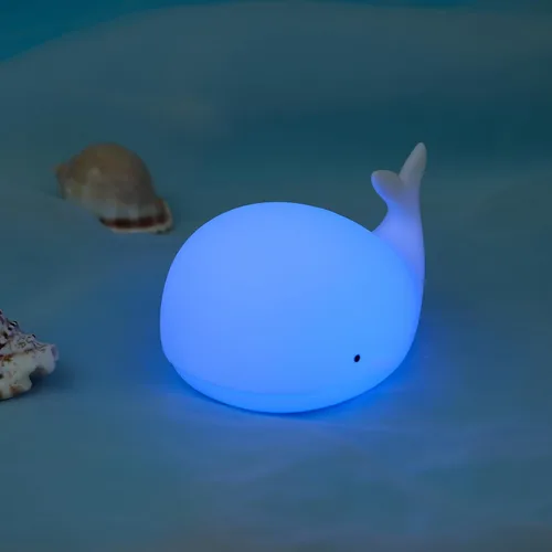 Miniatura 17 de ZKLiLi Luz nocturna para niños, linda lámpara de conejo, 16 colores+toque+luz nocturna de silicona para niños, luces nocturnas de conejo recargables