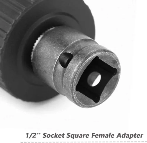 Miniatura 4 de Mesee Adaptador de portabrocas sin llave de capacidad de 0.079-0.512 in, herramienta de conversión de cambio rápido de impacto de rosca de montaje
