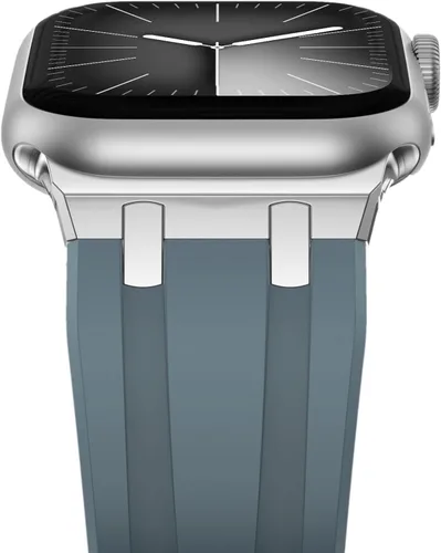 Miniatura 9 de NewWays AP - Correa de lujo para Apple Watch Ultra de 1.929 in 1.811 in 1.772 in 1.732 in 1.654 in 1.614 in 1.575 in 1.496 in para hombres