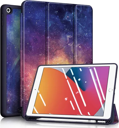Miniatura 10 de Fintie SlimShell - Funda para iPad de 9ª/8ª/7ª generación (modelo 2021/2020/2019) de 10.2 pulgadas - [Soporte para lápices incorporado] Cubierta