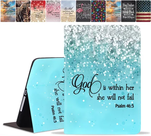 Miniatura 25 de Funda para Samsung Galaxy Tab A8 de 10.5 pulgadas (SM-X200/X205/X207), funda delgada de piel sintética con función de encendido y apagado automático