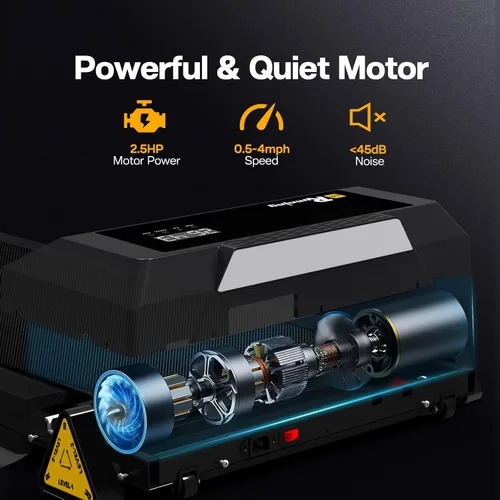 Miniatura 6 de Caminadora para debajo del escritorio, almohadilla para caminar para el hogar y la oficina, caminadora portátil de 2.5 HP, máquina de correr