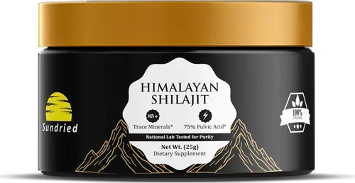 Resina Shilajit pura del Himalaya | Shilajit orgánico | Probado en laboratorio de 0.88 onzas | Impulso de energía | Apoyo inmunológico | Mejora