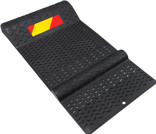Miniatura 5 de Tapetes de plástico antideslizantes de guía para estacionar vehículos en garaje , Paquete de 2, Gris