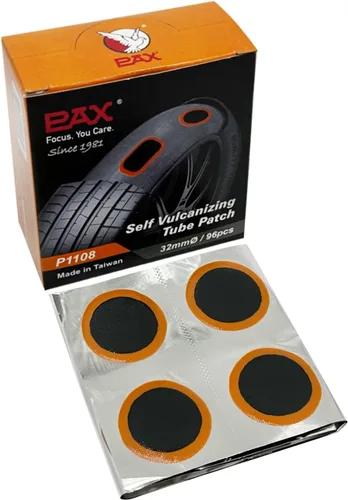 Miniatura 7 de PAX 96 parches redondos de tubo interior de 0.984 in (1 pulgada), kit de reparación de pinchazos de goma para bicicleta, bicicleta de carretera