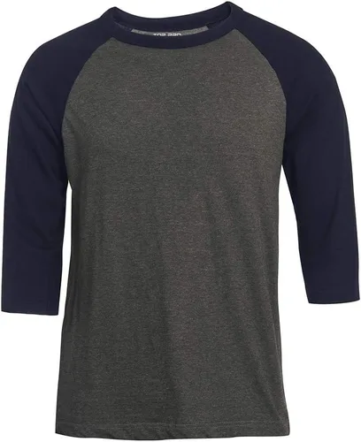 Miniatura 11 de Men's 3/4 Sleeve Raglan Cotton Baseball Tee Shirt