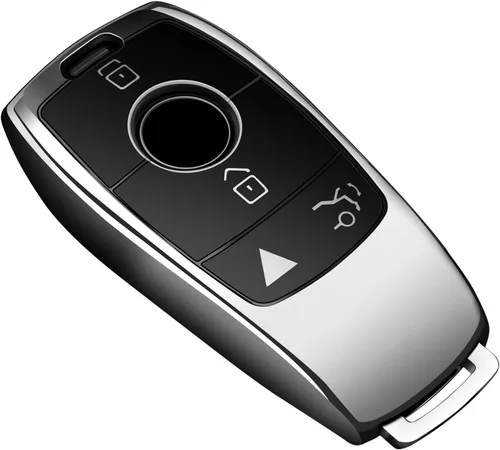 Miniatura 6 de Tukellen para Mercedes Benz Funda para llavero, Protector de carcasa de TPU suave especial compatible con 2017-2021 Clase E 2018-2021 Clase S Blanco