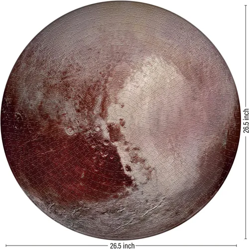 Miniatura 2 de Antelope - Rompecabezas de 1000 piezas para adultos, rompecabezas espacial de Plutón, rompecabezas redondo del planeta, sistema solar, alta