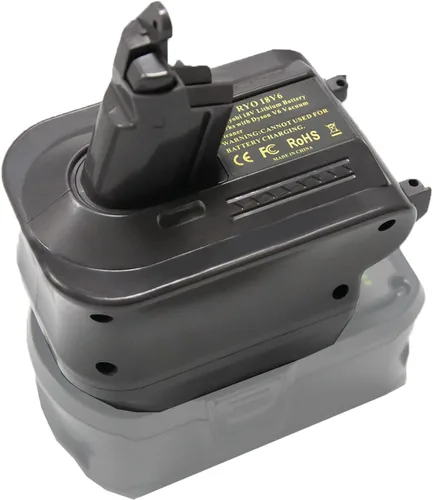 Miniatura 6 de Adaptador de batería de repuesto para batería Dyson, convertir a batería Ryobi de 18 V a Dyson V8 Absoluto, animal, serie de aspiradoras, SV10