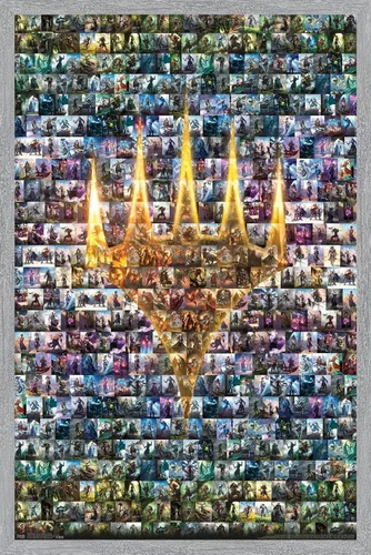 Miniatura 14 de Trends International Magic: The Gathering - Póster de collage de pared, 14.725 x 22.375 pulgadas, versión enmarcada de madera de granero
